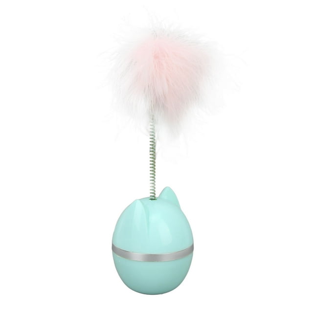 Juguete interactivo para gatos, juguete con plumas para gatos, juguete interactivo para gatos, juguete Roly Poly para gatos, innovación moderna