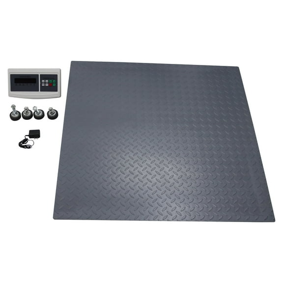 1-3T Industrial Floor Scale Weighing Indicator Heavy Duty Industrial Pallet Floor Scale 100-240V