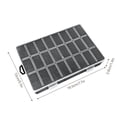 thumbnail image 3 of AGIUFG 24-Grid Plastic Storage Box Organizer, Clear Compartment Container for Small Craft Beads, Jewelry, Tackle, Sewing Supplies, 7.7x5.1x1.4 Inch, 3 of 8