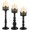 Black, variant on Candle Holders for Pillar Candles Set of 3 Gold Vintage Tall Candle Holders Decorative Large Table Centerpieces Candle Stand Decor