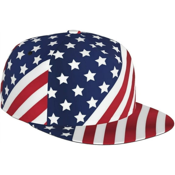 American Flag Baseball Hats for Men Women USA Flag Baseball Cap Adjustable Independence Trucker Snapback Hat