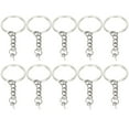 thumbnail image 3 of Key Ring, Alloy Key Chain Diy Accessory Excellent Alloy Material  For Fashion Accessories For Girlfriend Gift For Love Gift For Girls Accessories Silver,Gold, 3 of 8