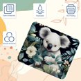thumbnail image 3 of Koala 8.3x9.8 Inch Square Gaming Mouse Pad with Non-Slip Rubber Bottom, Printed Desk Mat for Office and Gaming, 3 of 6