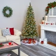 thumbnail image 6 of Nearly Natural 7ft. Frosted Swiss Pine Artificial Christmas Tree with 400 Clear LED Lights and Berries, 6 of 10