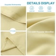 thumbnail image 4 of PiccoCasa 2 Packs Microfiber Pillowcases with Envelope Closure, Queen Light Tan, 4 of 8