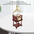 thumbnail image 4 of Gramophone Music Box, Clockwork Music Box, Mechanism Music Box Gramophone for Home Table Desk Decorations, Antique Style Prop for Living Room, Bedroom, Office, 4 of 7