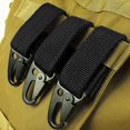 thumbnail image 3 of Mosquetón de cinturón de 5 piezas, correas de nylon con llavero Chaleco táctico antifricción Hebilla de 10 cm para exteriores, campamentos, caminatas esquí esquí Gafas de esquí, 3 of 5