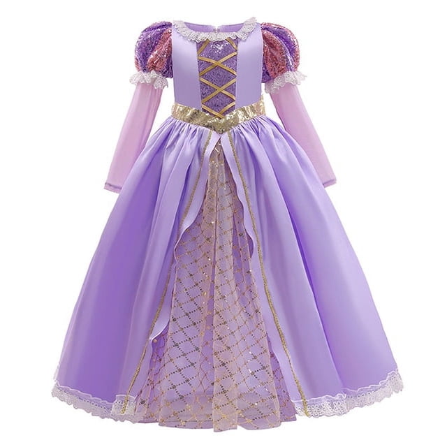 Vestido de princesa Elsa para niña, ropa de fiesta de cumpleaños, Carnaval, Anna, Blancanieves, Rapunzel, sirena, disfraz de Aurora