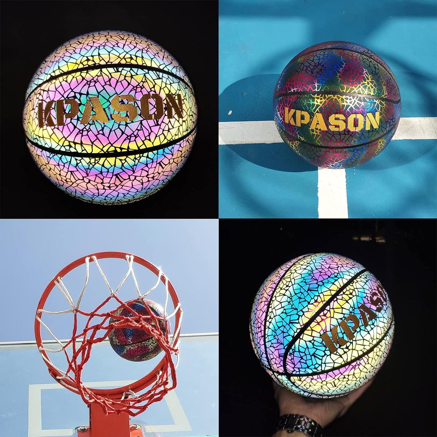 Personalize Customized Basketballs, Customize Name, Logo, Text, Photos on Basketball, Official Size 7 (29.5") & Size 6 (28.5") & Size 5 (27.5"), Indoor Outdoor Leather Basketball Gifts