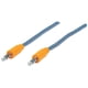 thumbnail image 1 of Cable de audio con recubrimiento textil Manhattan 394093 Manhattan 394093, 1 of 2