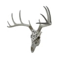 thumbnail image 2 of Decorative Filigree Design Hanging Deer Skull Statue 17 Inch Halloween, 2 of 4