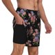 thumbnail image 2 of Fotbe Bouquet Traje de Baño para Hombre – Shorts de Natación de Secado Rápido con Forro y Bolsillos-Large, 2 of 6