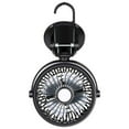 thumbnail image 6 of SkyGenius Portable Clip on Fan Battery Operated Fan with Hanging Hook Rechargeable Stroller Fan, Black, 6 of 9