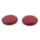 thumbnail image 1 of Paquete de 2 Pegatinas Reflectantes de Seguridad Redondas de 55 Mm en Forma de Círculo Rojo, de PVC, para Motos Deportivas, Todoterrenos Y Motos de 2 uds rojo, 1 of 9
