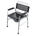 thumbnail image 4 of Chaise Commode Réglable en Hauteur, avec Accoudoirs, Chaise Pliante Commode, Stable et Fiable, pour Personnes Âgées Aînés Handicapées Grands-Parents, Chaise de Toilette Commode 27.6 X 22.8 X 7., 4 of 8