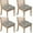 Black and Yellow, variant on Black and White Giraffe Seat Covers for Dining Room Chairs Set Of 4,Stretch Printed Washable Chair Seat Cover with Elastic Ties and Button,Removable Waterproof Couch Cushion Covers