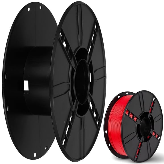 TEHAUX Cable Spooler Cord Storage Reel Plastic Black 1Pack General Users