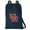Natural Fiber, variant on Canvas USNA Navy Drawstring Backpack Aqua Natural Cotton Naval Academy Cinch Bag with Wide Straps