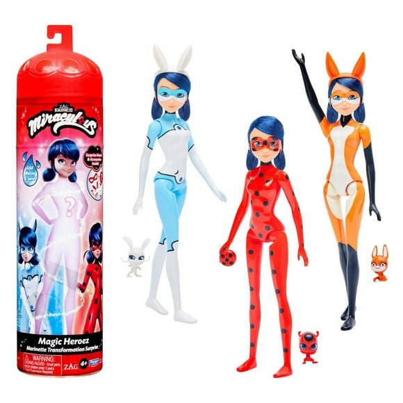 Miraculous - Magic Heroez Marinette Transforming Surprise Doll