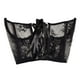 thumbnail image 3 of Cinturón de corsé de encaje ajustable a la moda con lazo en la espalda, corsé bustier, cinturón de cintura ancha de encaje Negro, 3 of 9