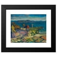 thumbnail image 2 of George Wesley Bellows 14x12 Black Modern Framed Museum Art Print Titled - Dock Builders, 2 of 5
