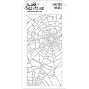 Stampers Anonymous THS-014 Tim Holtz Layered Stencil 4.125 en. X8.5 dans. -Shatter
