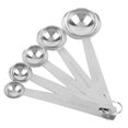 thumbnail image 3 of Juego de 5 cucharas medidoras de Acero inoxidable Ormromra herramientas de cocina para hornear, 3 of 8