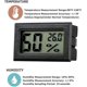 thumbnail image 4 of Digital LCD Thermometer Hygrometer for Aquarium, 2 Pieces, Temperature Monitor, 4 of 5