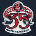 thumbnail image 3 of Men's Mitchell & Ness Cream/Red California Angels 35th Anniversary Homefield Fitted Hat, 3 of 5