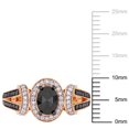thumbnail image 2 of Everly Women's Diamond 10K Rose Gold Engagement Ring, 2 of 6