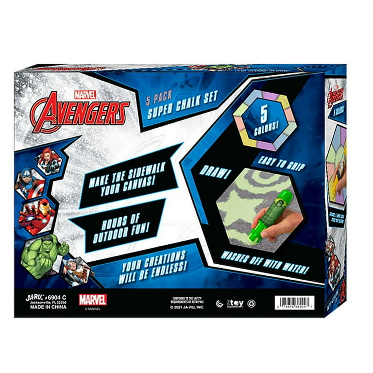 Disney and Marvel Sidewalk Chalk Set 5 pc (Pack of 6) - Walmart.com