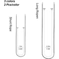 thumbnail image 3 of Cables de repuesto para silla de gravedad cero, 12 unidades, 3 colores, elásticos de goma con plancha, para encontrar cables de repuesto profesionales., 3 of 8