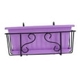 thumbnail image 5 of PAMINGONO 1Set Iron Flowerpot Holder for Balcony and Kitchen in Black 13.76X7.47X6.68inch, 5 of 7