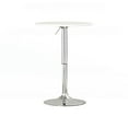 thumbnail image 3 of Bronte Living Table de Bar avec Dessus Rond, Hauteur Réglable, Design Pivotant, Base Piédestal et Protection de Plancher pour Bar, Bistro, Pub, Café, Restaurant - Série Hope - 1 Unité, 3 of 6