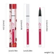 cptfadh Liquid Lip Liner Lip Glaze Nude Lip Gloss Long Lasting Color
