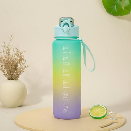 

Sports Water Cup Large-capacity Student Water Bottle Fitness Cup Straw Kettle Outdoor 1L Super Large Space Cup