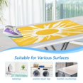 thumbnail image 5 of Ironing Mat Portable Ironing Blanket for Table Top Travel Ironing Pad for Washer Dryer 27.6" x 47.2" Yellow Sun Rays, 5 of 6