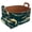 Multicolor 2, variant on Bright Shell Storage Basket Collapsible Storage Bin, PU Foldable Basket Convenient Box Storage Organizer with Handles for Shelves Office Bedroom Closet Nursery Toys Laundry