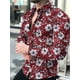 thumbnail image 1 of Camisas hawaianas Camisas con estampados florales Camisas de moda para hombre Blusa de playa cubana de manga larga Ropa para hombre Camisas con botones en la parte delantera, 1 of 6