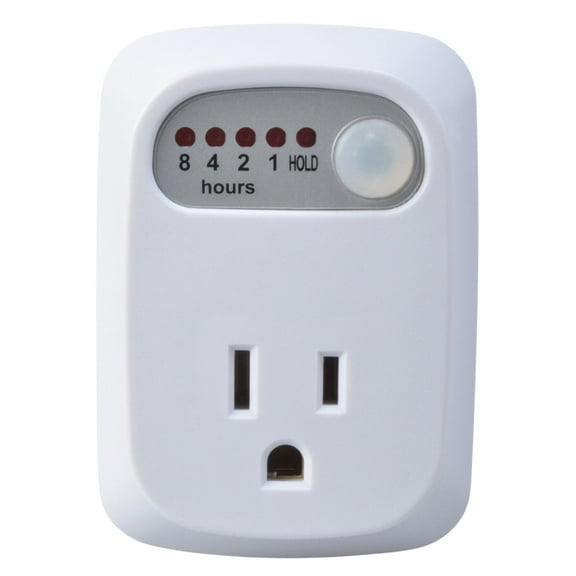 Woods 50030 Indoor Countdown Timer Outlet, Electrical Outlet, 5 Preset Settings, Auto Shut Off