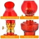 thumbnail image 5 of Lámpara de queroseno vintage para bodas chinas: 2 lámparas de aceite de mesa rojas, linterna de queroseno, lámpara de vidrio resistente al viento para tienda de campaña., 5 of 6