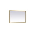 thumbnail image 6 of Elegant Decor Pier 20x30 inch LED mirror with adjustable color temperature 3000K/4200K/6400K in brass, 6 of 13