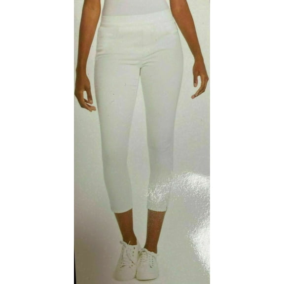 Gloria Vanderbilt Ladies' Pull On Crop Pants, Vintage White 8