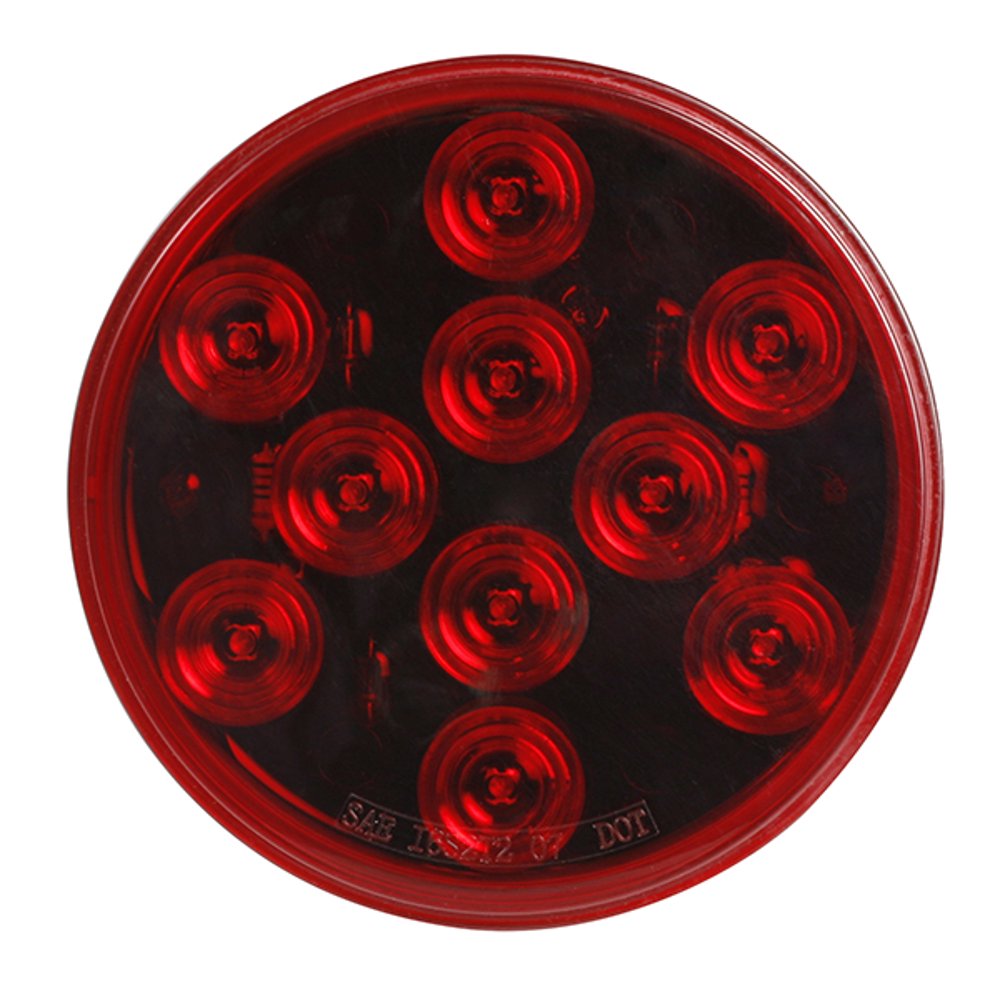 Grote STT5100RPG Stop, Tail, Turn Lamp, Red, 4", LED, Female Pin, Round