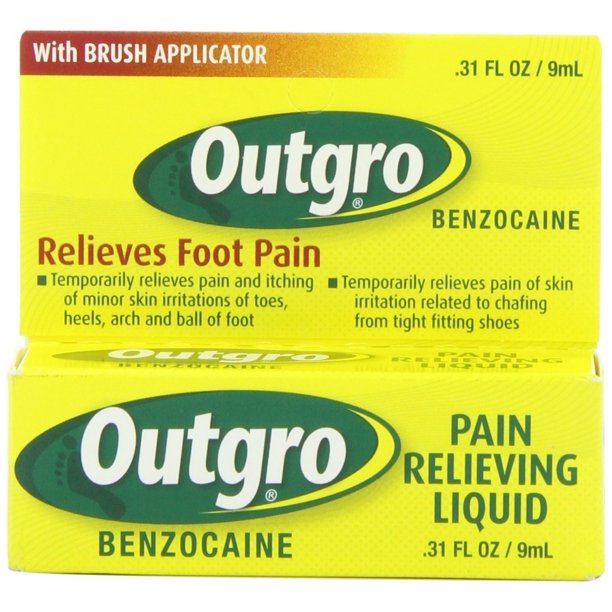 Outgro Pain Relieving Liquid 0 31 Fl Oz Walmart Com Walmart Com