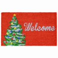 thumbnail image 1 of Trans-Ocean Importe NTR12207024 18 x 30 Po Liora Manne Natura Hiver Accueil Machine Extérieure Faite Rectangle Mat - Rouge, 1 of 3