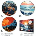 thumbnail image 3 of Designart "Tropical Vibes Beach Photo XXI" Modern Metal Wall Decor, 3 of 5