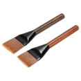 thumbnail image 1 of Uxcell Guitar Cleaner Brush Large Wood Flat Head Guitar String Cleaner Tool Dark and Light Brown 2 Pack, 1 of 6