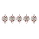 thumbnail image 2 of 5 Piezas Cierres Magnéticos Para Collar Rhinestone Hebilla Conector Bricolaje - Rojo, 19x12 mm, 2 of 7