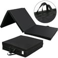 thumbnail image 4 of ZENY 2’’ Thick Tri-fold Folding Gym Exercise Mat Extra Thick Gymnastics Mat Tumbling Mat with Carrying Handles for Home Workout, Core Workouts, Stretching, MMA, Yoga-black, 4 of 8